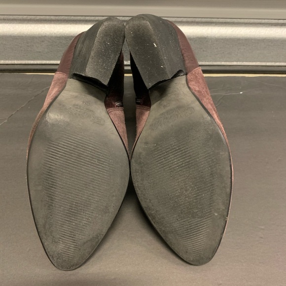 Crown Vintage Deep Purple/ Plum Ankle Boots /Booties - Picture 6 of 8